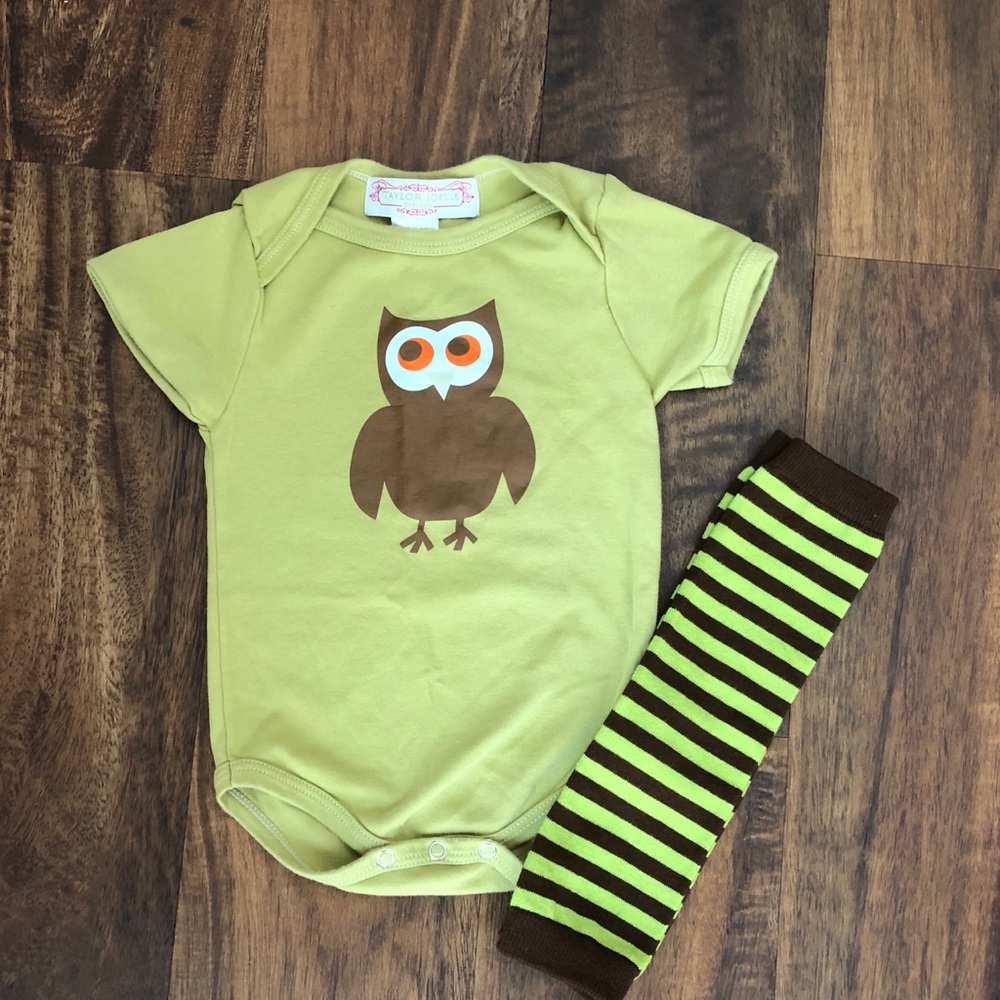 6-12 month Boutique owl Set